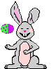 Gif animé Pâques lapin